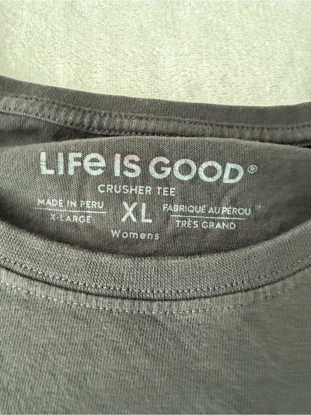 Life is Good Women’s Gray 365 Seasons Tee Size XL E03 - Picture 3 of 9